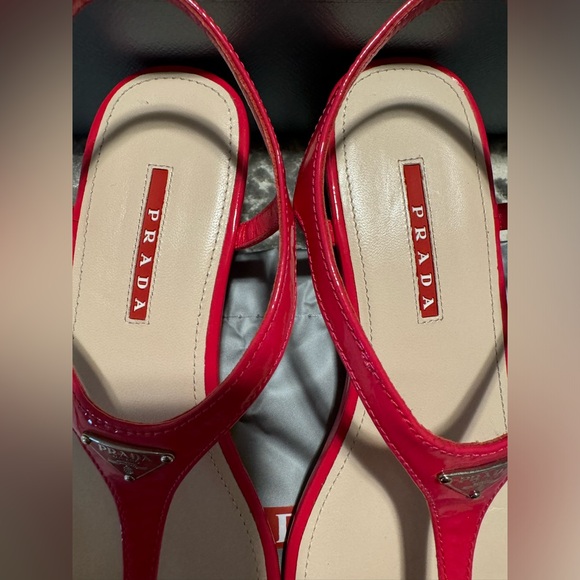 Prada Strap Sandle with Micro Heel - Picture 3 of 7